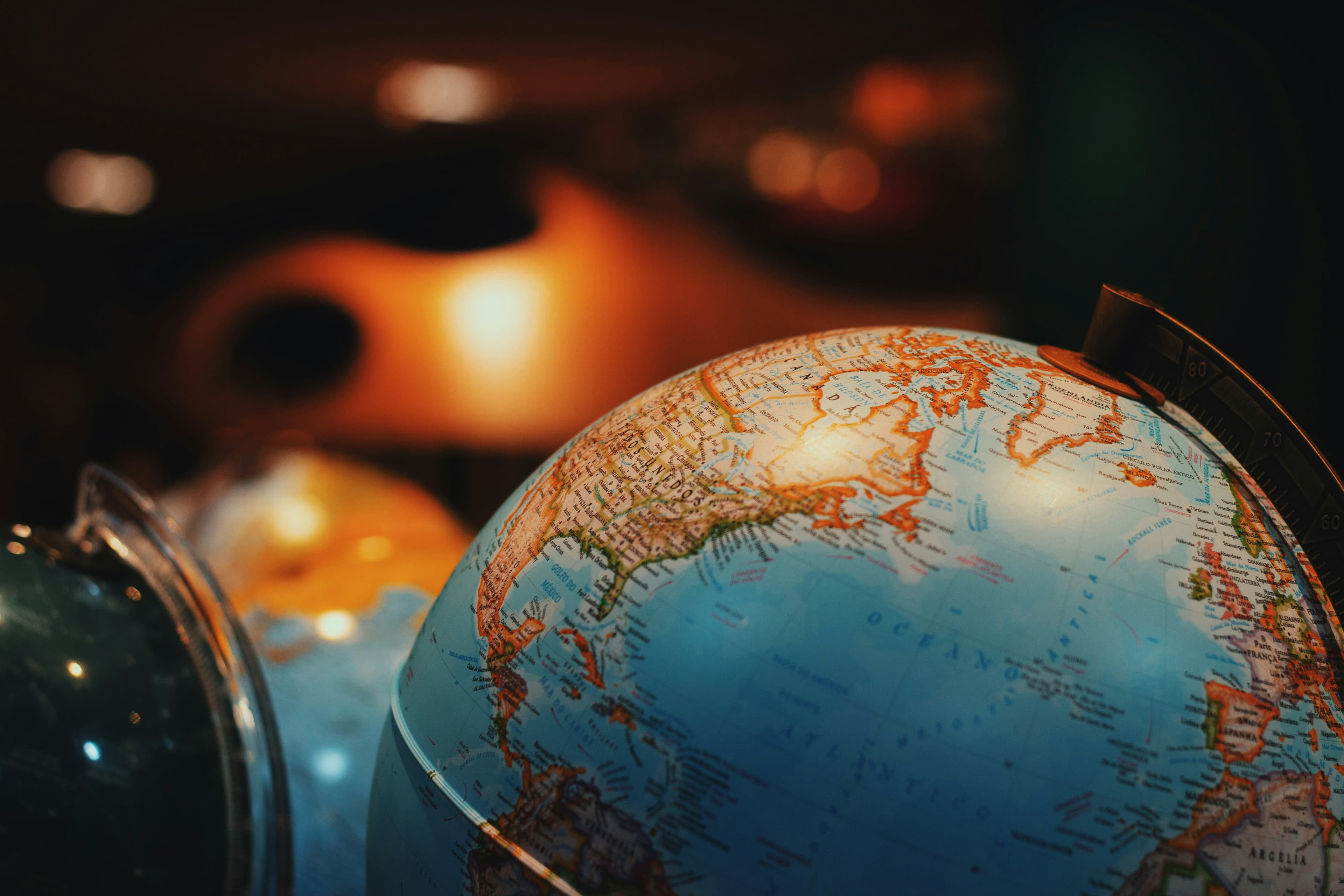World map representing global reach